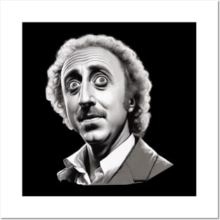 Portrait Gene Wilder in Young Frankenstein Posters and Art